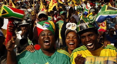 אוהדי דרום אפריקה (רויטרס)