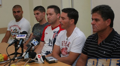 מסיבת עיתונאים הפועל חיפה (עמית מצפה)