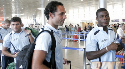 השוער ניר דוידוביץ בהמראת הירוקים&acute; (אמיר לוי)