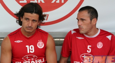 זנדברג במדי הפועל ת&qout;א (רועי גלדסטון)