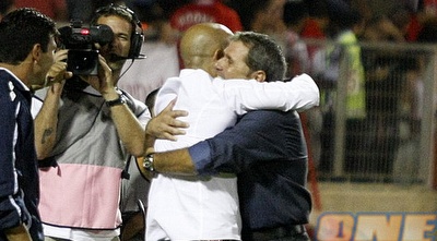 גוטמן ואבוקסיס חוגגים (תומר גבאי) גוטמן ואבוקסיס חוגגים (תומר גבאי)