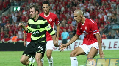 דה סילבה מול מגידי. &qout;מקווה שנמשיך להצליח ולהתקדם באירופה&qout; (רועי גלדסטון)