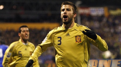 ג´רארד פיקה חוגג (רויטרס)