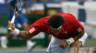 טסונגה עצבני. הצרפתי נכשל מול ההולנדי הצעיר (רויטרס) טסונגה עצבני. הצרפתי נכשל מול ההולנדי הצעיר (רויטרס)