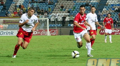 מקרייב מול גילי ורמוט. ישחקו ביחד בקרוב? (רועי גלדסטון) מקרייב מול גילי ורמוט. ישחקו ביחד בקרוב? (רועי גלדסטון)