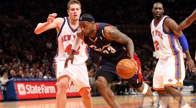 לברון ג´יימס ודייויד לי (GettyImages)