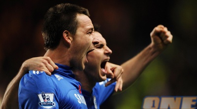 ג´ון טרי ופרנק למפארד. יוכלו לפגוש את גרנט רק בגמר (GettyImages)