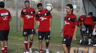 שי רביבו באימון. החלים ויהיה בסגל של מזרחי (אמיר לוי)