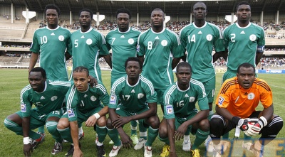 נבחרת ניגריה. יעקובו ואניימה עשו זאת בשניה האחרונה (רויטרס) נבחרת ניגריה. יעקובו ואניימה עשו זאת בשניה האחרונה (רויטרס)