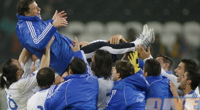 אוטו רהגאל. מאמן נערץ ביוון (רויטרס)