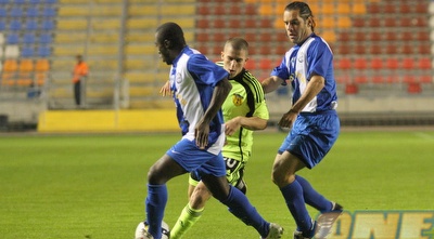 עידן ורד מול עכו. הקשר המוכשר נפצע בכתפו והוחלף (גיא בן זיו)