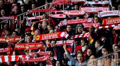 אוהדי ליברפול (GettyImages) אוהדי ליברפול (GettyImages)