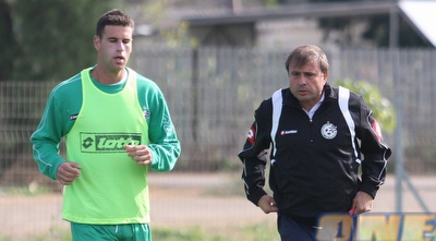 אלישע לוי ודקל קינן. גנט עלתה כמועמדת לקלוט את הבלם בקיץ (עמית מצפה)