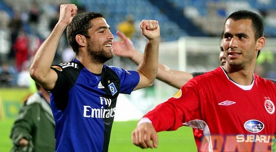 ורמוט ושכטר חוגגים מול המבורג. בקרוב הפרמיות (קובי אליהו)