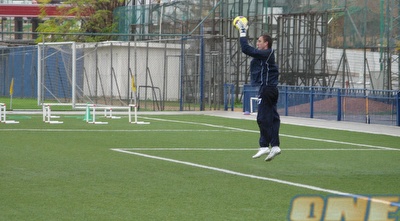 דרוגסלב יבריץ´ באימון מכבי פ&qout;ת (דרור רוזנפלד) (ONE)