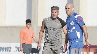 משה גלאם עם אבוקסיס. מרוצה גם בקביליו יפו (דרור עינב)