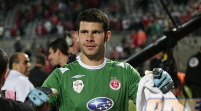 ניל אברבנל מאושר בסיום המשחק (רועי גלדסטון)