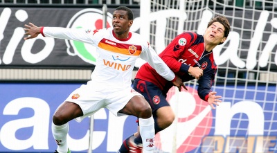 חואן מול ננה. חלוקת נקודות דרמטית בין רומא לקליארי (GettyImages)