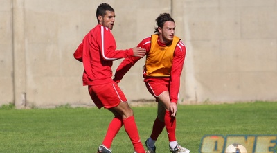 אלקיים באימון הפועל חיפה. &qout; (עמית מצפה)