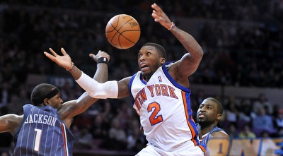 נייט רובינסון מרחף אל הכדור (רויטרס)