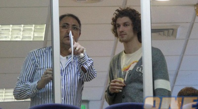 פורוקארה הגיע לראות את המשחק בר&qout;ג (אמיר לוי)