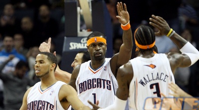 שחקני שארלוט בובקאטס. זכו לבעלים חדש ומוכר מאוד (GettyImages)