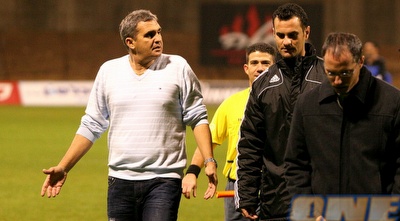 אלי כהן בסיום המשחק. (קובי אליהו)