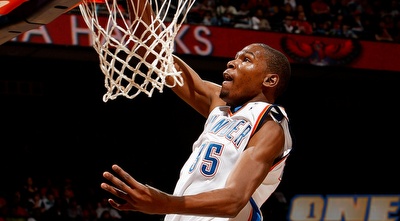 דוראנט. עוד ערב ענק של כוכב התאנדרס (GettyImages)