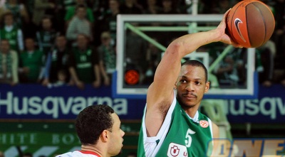 מרכוס בראון. מחזיק בתואר מלך הסלים של היורוליג (GettyImages) מרכוס בראון. מחזיק בתואר מלך הסלים של היורוליג (GettyImages)