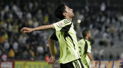 ברק יצחקי מאוכזב אמש. הכדור פשוט לא נכנס (שי לוי)