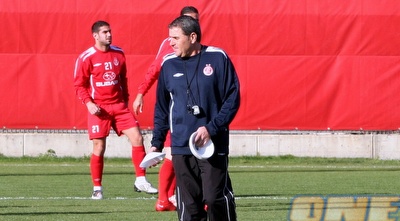 גוטמן באימון המסכם (רועי גלדסטון)