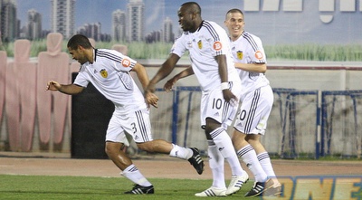 ורד, תמוז ודנין חוגגים. טל: &qout; (גיא בן זיו)