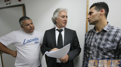 ציון אמיר ודני לוי. התיק נגד יו&qout;ר עמותת הפועל פ&qout;ת נסגר (דרור עינב)