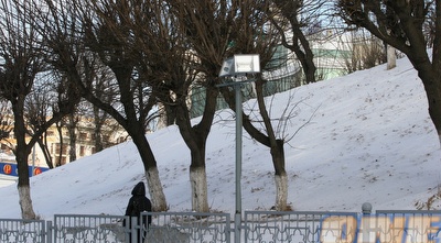 קאזאן המושלגת. האדומים ייצאו אחה&qout;צ לאימון בשלג (רועי גלדסטון)