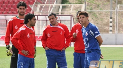 מליקסון וקדוסי במהלך האימון (קובי אליהו) מליקסון וקדוסי במהלך האימון (קובי אליהו)