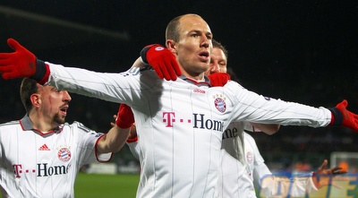 אריאן רובן חוגג שער נדיו ביופיו (GettyImages)