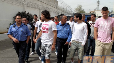 שחקני הפועל ת&qout;א בתל כביר שחקני הפועל ת&qout;א בתל כביר