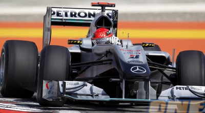 מיכאל שומאכר היום. מקום שביעי בקאמבק (רויטרס)