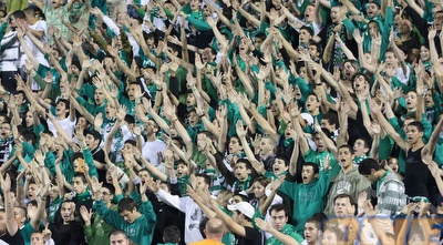 אוהדי מכבי חיפה. כבר חושבים על הדרבי (עמית מצפה)