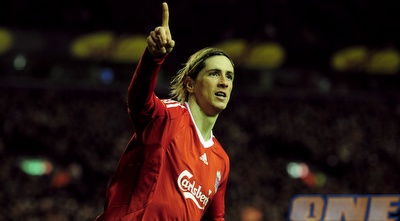 טורס חוגג את השער שלו הערב (GettyImages)