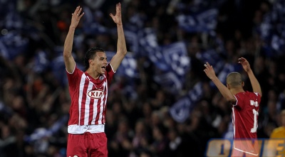 צ´מאח חוגג את שער היתרון (GettyImages) צ´מאח חוגג את שער היתרון (GettyImages)