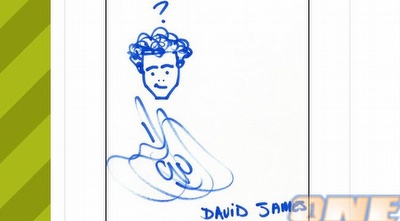 השוער של גרנט\ דיוויד ג´יימס, עם סימן שאלה מעל הראש ומבט מבולבל 