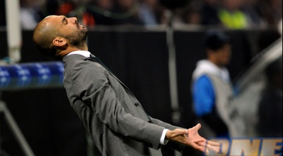 פפ גווארדיולה עצבני. משחק לא טוב של אלופת אירופה (GettyImages) פפ גווארדיולה עצבני. משחק לא טוב של אלופת אירופה (GettyImages)