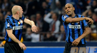 אינטר חוגגת. יכלה לעשות גם 1:4 (GettyImages) אינטר חוגגת. יכלה לעשות גם 1:4 (GettyImages)