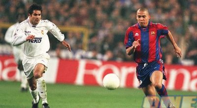 רונאלדו במדי בארסה. רובסון: &qout;הוא ידע איך לדבר איתו&qout; (GettyImages)