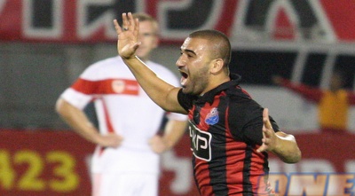 ערן לוי בטירוף אחרי השער החשוב (עמית מצפה)