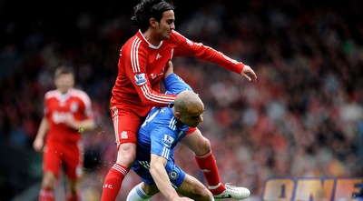 אקווילאני במאבק מול אלכס ביום באנפילד (GettyImages)