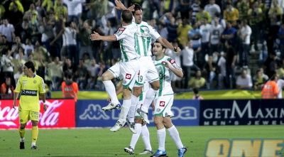 שלומי ארבייטמן חוגג. האם גם הוא יעזוב בקיץ הקרוב? (קובי אליהו)