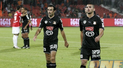 לירוי צעירי וכפיר אדרי מאוכזבים בסיום (שי לוי)