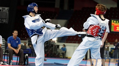 בת אל גטרר במהלך הקרב שלה באליפות אירופה, היום (נעם עופרן)